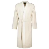 CAWÖ Herrenbademantel Struktur 5718 Kimono Frottier, Kimono, 100% Baumwolle, beige XL