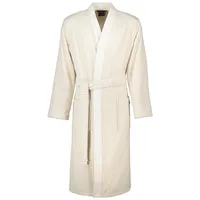 CAWÖ Herrenbademantel Struktur 5718 Kimono Frottier, Kimono, 100% Baumwolle, beige XL