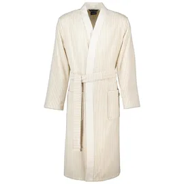 CAWÖ Herrenbademantel Struktur 5718 Kimono Frottier, Kimono, 100% Baumwolle, beige XL