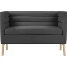 LeGer Home by Lena Gercke Sitzbank "Isalie, TOPSELLER, OTTOs Choice", grau (anthrazit), B:100cm H:74,5cm T:54cm, Massivholz, Polyester, Sperrholz, LEGER HOME BY LENA GERCKE, Sitzbänke, Essbank Sitzbank, Bettbank