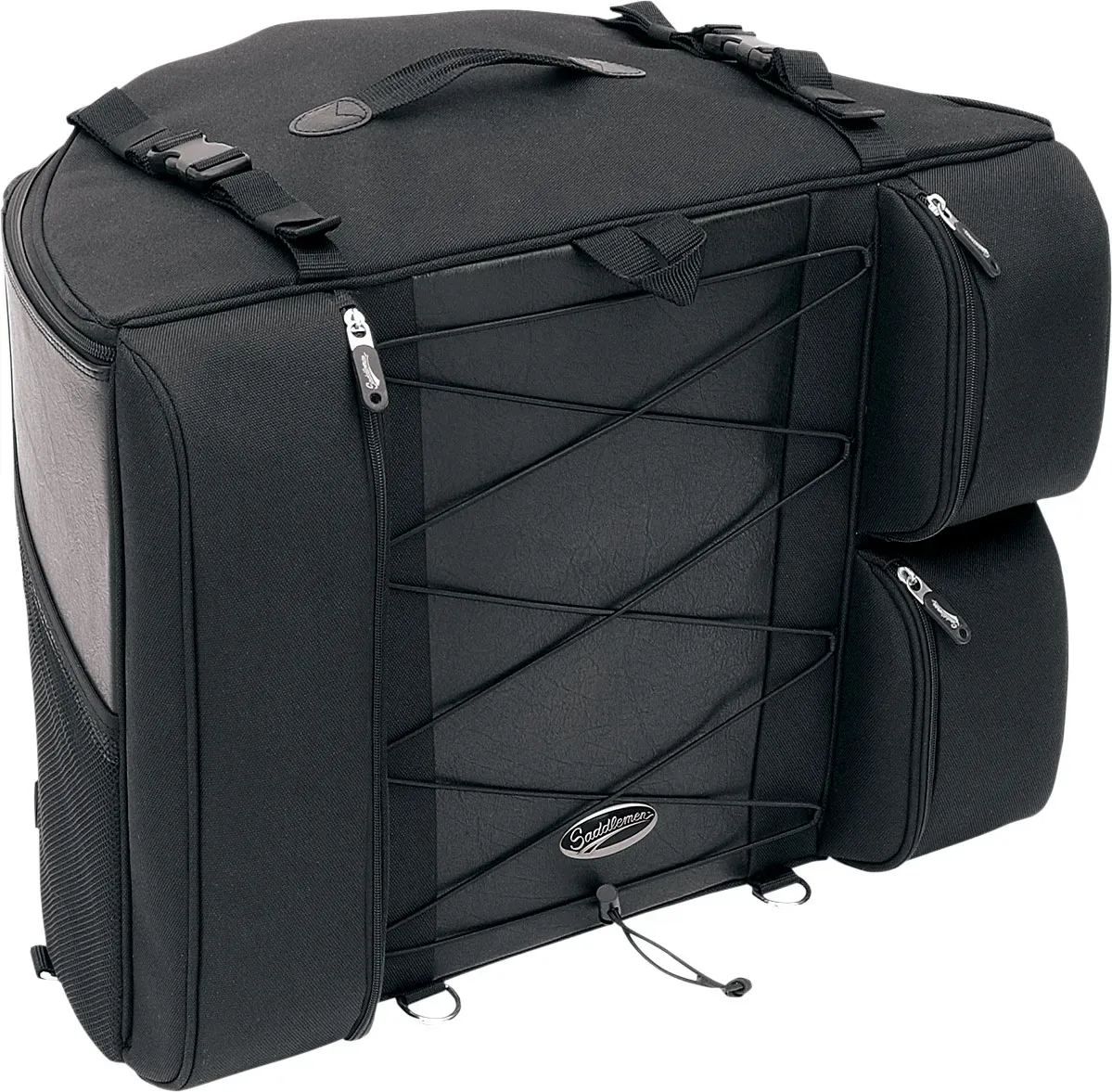 Saddlemen Dresser BR4100, sac de siège arrière - Noir/Gray