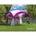Swing&Harmonie Faltpavillon 4,5 x 4,5 m inkl. Solarmodul Pink