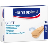 Hansaplast Soft Strips 1,9 cm x 7,2 cm 100