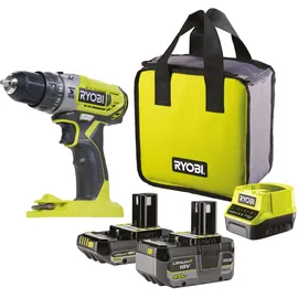 RYOBI R18PD2-242S inkl. 2 x 2,0 Ah + Tasche