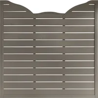 Andrewex Sichtschutzelement 180 x 180 cm Grau Holz