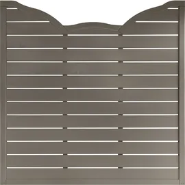 Andrewex Sichtschutzelement 180 x 180 cm Grau Holz