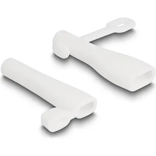DeLock Staubschutz für USB Typ-A Stecker und USB Type-CTM Stecker Set 2 Stück weiß