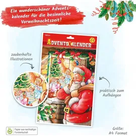 Trötsch Verlag Trötsch Adventskalender Weihnachtsmann am Fenster