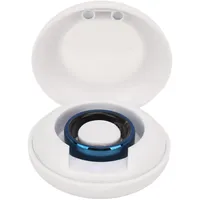 Zunate Smart Ring, Blauer IP68 Wasserdichter Smart Ring mit APP für Männer und Frauen, IP68 Wasserdichter Health Tracker Ring (Nr. 10)