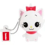 Garrulax USB-Speichersticks, 64 GB, aktualisiert, wasserdicht, aus Silikon, mit süßem Cartoon-Design, High-Speed, USB 2.0, Datenspeicherstick, USB-Stick (64 GB, niedliche Katze)