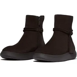 FitFlop Iq-comff Tassel Suede Short Boots Ankle, schokobraun, 36 EU