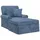 vidaXL ARES Chaise Lounge blau