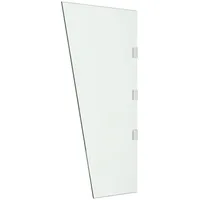 VidaXL Seitenwand für Vordach 30/50 x 100 cm hardglas/transparent