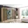 altdecor Schiebetürenschrank 250 x 215 x 61 cm Sonoma Eiche