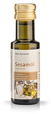 Olio di sesamo naturale, spremuto a freddo - 100 ml