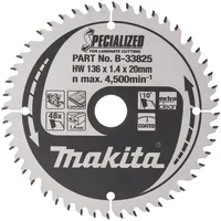 Makita Sägeblatt 136 x 20 mm 48 Zähne
