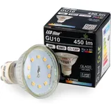 LED-Line LED GU10 5W = 50W Reflektor 450lm 120° Glas 220-260V Warmweiß 2700K