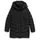 Tom Tailor Damen Puffer-Mantel im 2-in-1-Look, schwarz, Uni, Gr. L