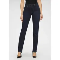 MAC Dream Jeans Straight in dunklem Dark Washed-D44 /