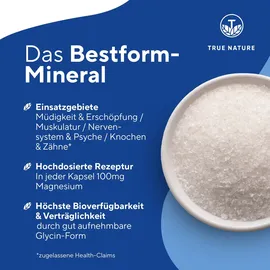 True Nature Magnesium Bisglycinat Kapseln 360 St.