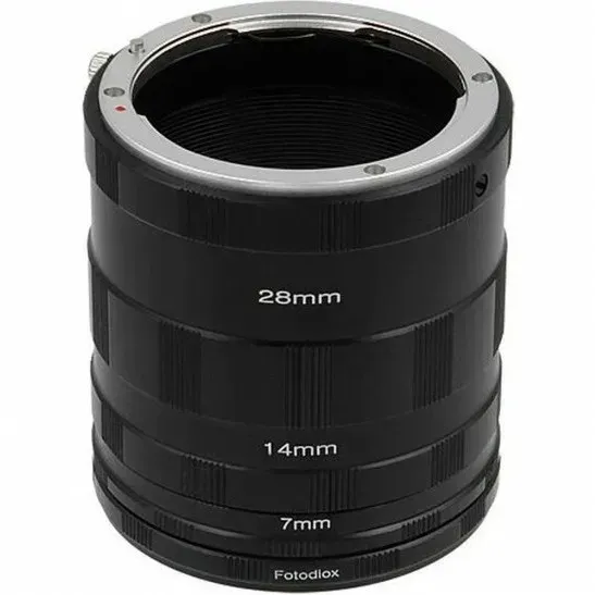 Fotodiox Macro Extension Tube Set für Spiegelreflexkameras mit Nikon F-Montage für extreme Nahaufnahmen