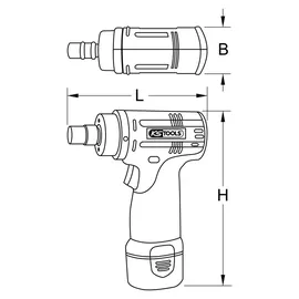 KS Tools 515.3546 Akku-Hochleistungs-Schleifer