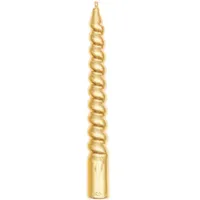 Rico Design Spiralkerzen 10 St. Ø 1,2 cm hoch gold