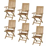 Siena Garden Paleros Set 6x Kl-St m.Ar M73543