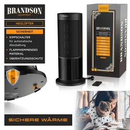 Brandson Heizlüfter 1800 W Schwarz