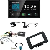 Kenwood DMX5020DABS Bluetooth USB DAB+ Einbauset für Suzuki Jimny GJ ab 2018