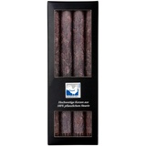 Kerzenfarm Hahn Stabkerzen, aus Stearin, 22/250 mm, Anthrazit, KERZENFARM HAHN, Brenndauer ca. 10h, 4 Stück pro Verpackung