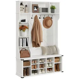 VASAGLE Garderobenständer 4-in-1 0 x 0 x 0 cm weiß