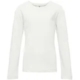 KIDS ONLY ONLY Mädchen Kognew L/S Tee Jrs Noos Langarmshirt, Cloud Dancer, 134-140