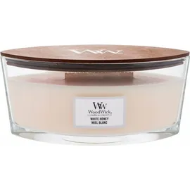 Woodwick Duftkerze White Honey 454 g beige