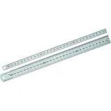 RUMOLD Lineal Edelstahl silber