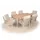 Garden Pleasure TULUM Set 7-tlg. Beige