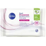 NIVEA Pflegende Reinigungstücher 3in1 Augenmake-up Entferner 25 ct