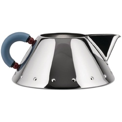 Alessi Milchkännchen 200 ml Edelstahl Blau