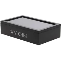 Home&styling collection Uhrenbox in schwarz | Gr.: onesize