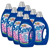 SPEE Deo-Frische Blütenfrische Waschmittel 8x 22 WL (176 Waschladungen), Flüssigwaschmittel mit 4 + 1 Formel bekämpft Alltagsgerüche für 24 h Deo-Frische, Colorwaschmittel für Temperaturen ab 20°C