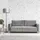 Paco Home Luca Canvas Uni Color 144,0cm 1-flg. weiß