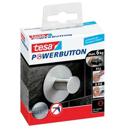 tesa Powerbutton® Haken Classic Rund Blister