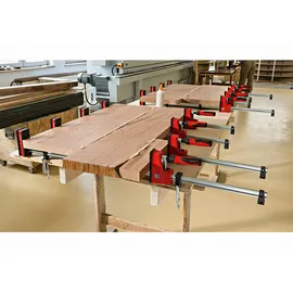 Bessey Korpuszwinge Stahl 1250 mm Silber/Rot