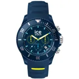 ICE-Watch ICE chrono Blue lime - Blaue Herren/Unisexuhr mit Plastikarmband - 021426 (Medium)