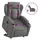vidaXL Massagesessel Elektrisch 94,5 x 100 x 0 cm Dunkelgrau mit Aufstehhilfe