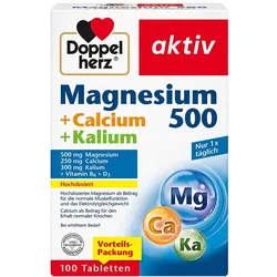 Doppelherz Magnesium 500+calcium+kalium Tabletten