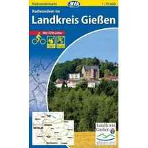 Bva Bikemedia Radwandern im Landkreis Gießen 1 : 50.000