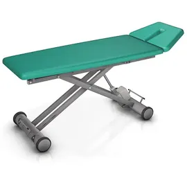hwk therapieliegen Elektrische Therapieliege ""Solid E2"", 65 cm, Agave, Graualuminium