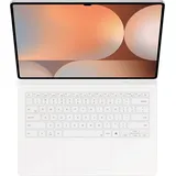 Samsung Book Cover Keyboard für Galaxy Tab S10 Ultra S9 White