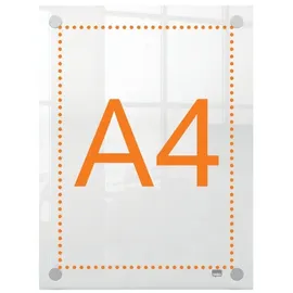 NOBO Premium Plus A4 Inforahmen 1915591 26,1 (B) x 210 mm, Acryl,